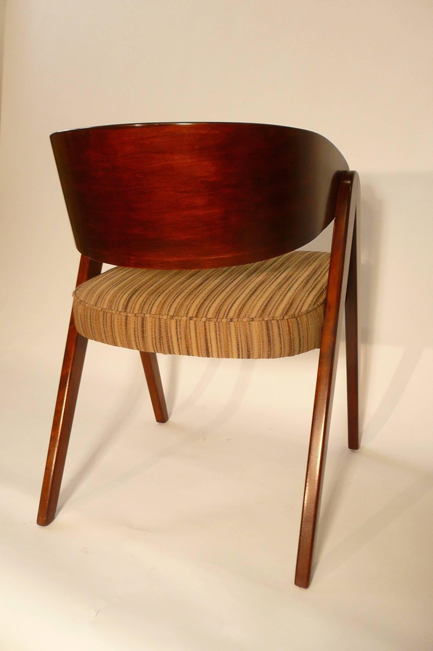 Mid-Century Modern Pair of Allan Gould for Herman Miller Compass Chairs