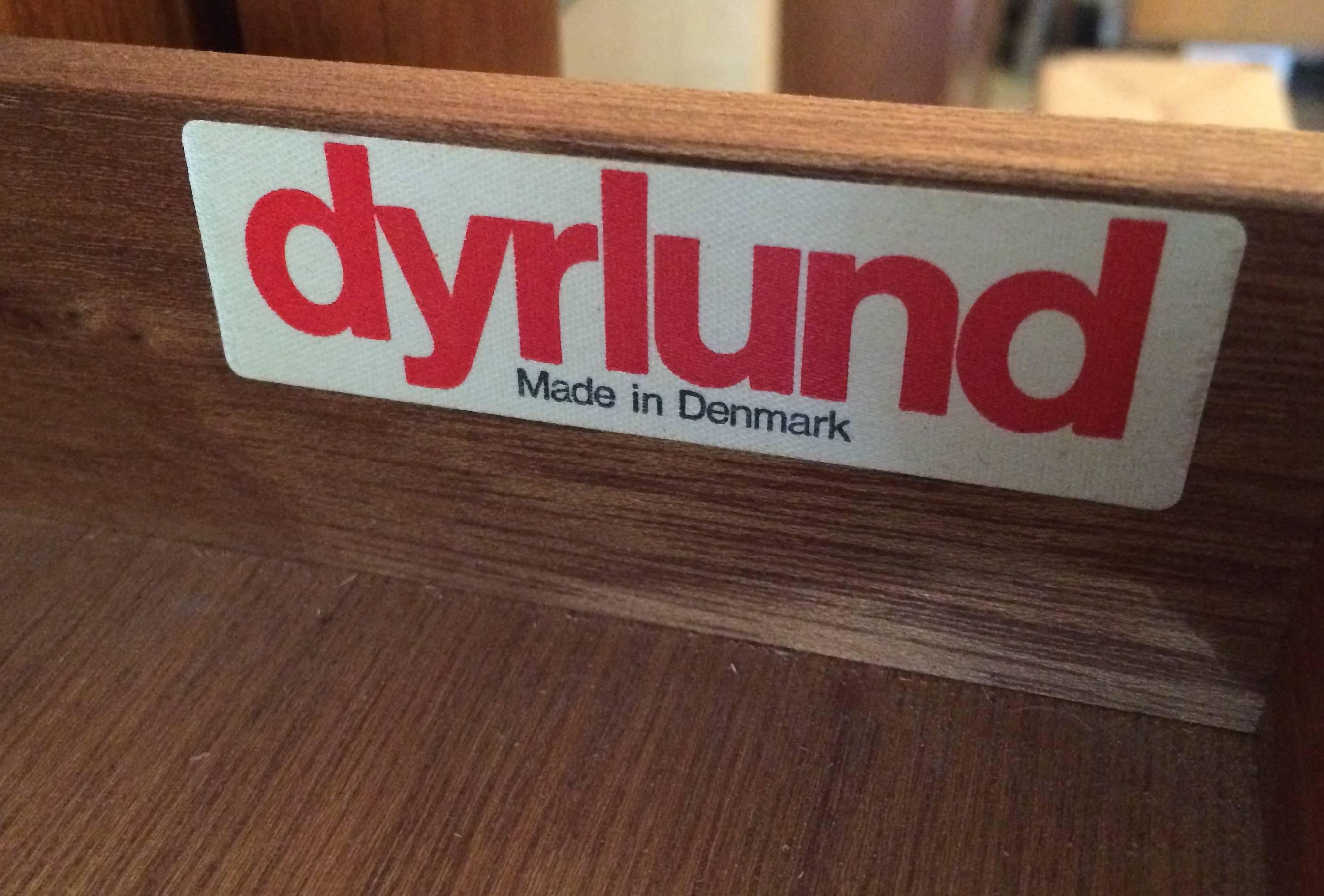 Danish Modern Gentleman's Dresser by Dyrlund In Good Condition In Brooklyn, NY
