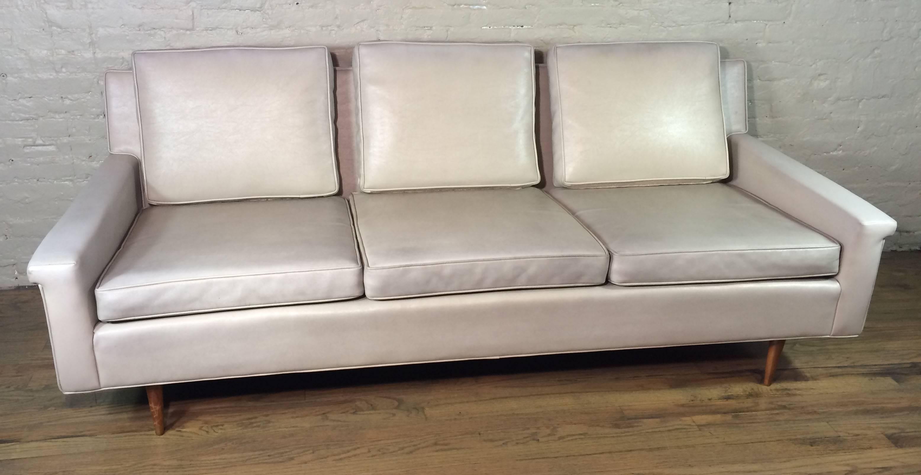 vinyl couch