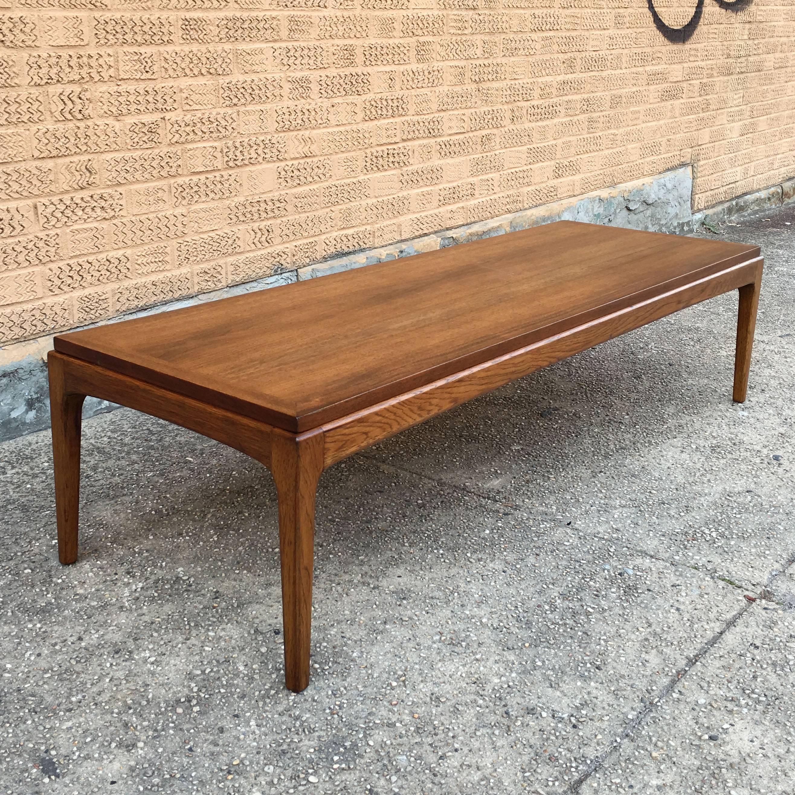 Mid-Century Modern Walnut Coffee Table by Lane at 1stDibs