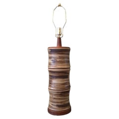 Large Gordon Martz Marshall Studios Midcentury Art Pottery Table Lamp