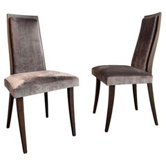 Par de sillas de comedor de respaldo alto de estilo «Mid-Century Modern», de Harvey Probber