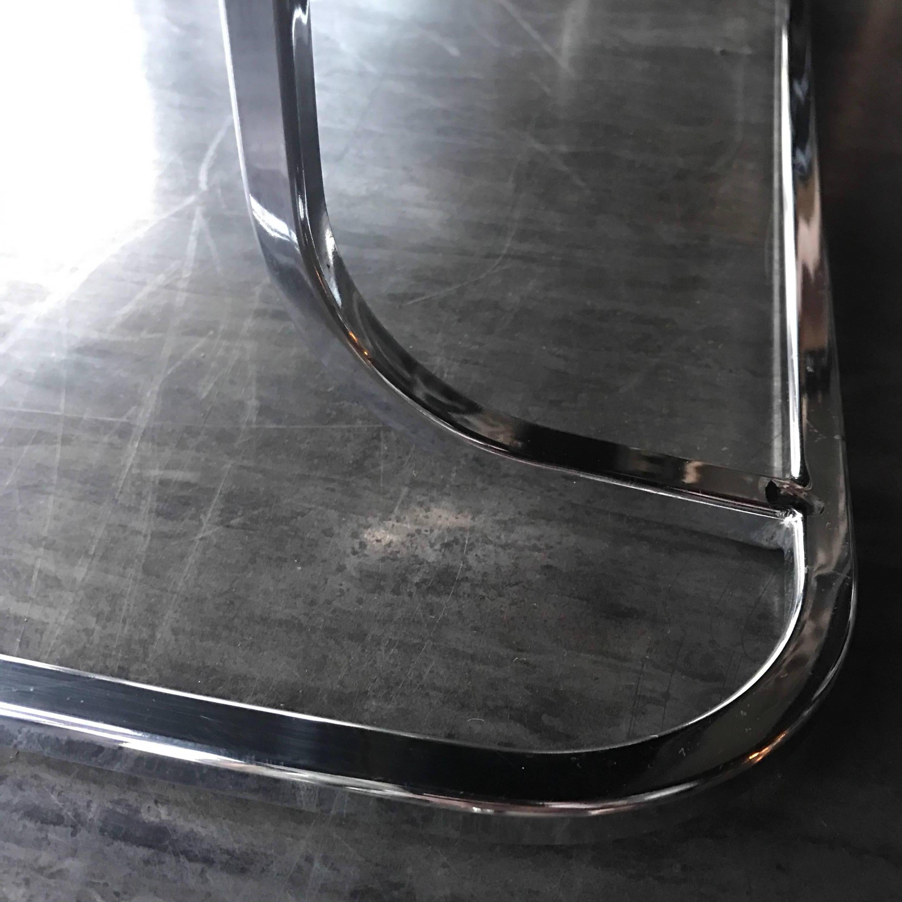 Pair of Chrome Lounge Chairs by Milo Baughman for Thayer Coggin 3
