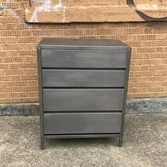 Machine Age Streamlined Brushed Steel Dresser by Superior Sleeprite