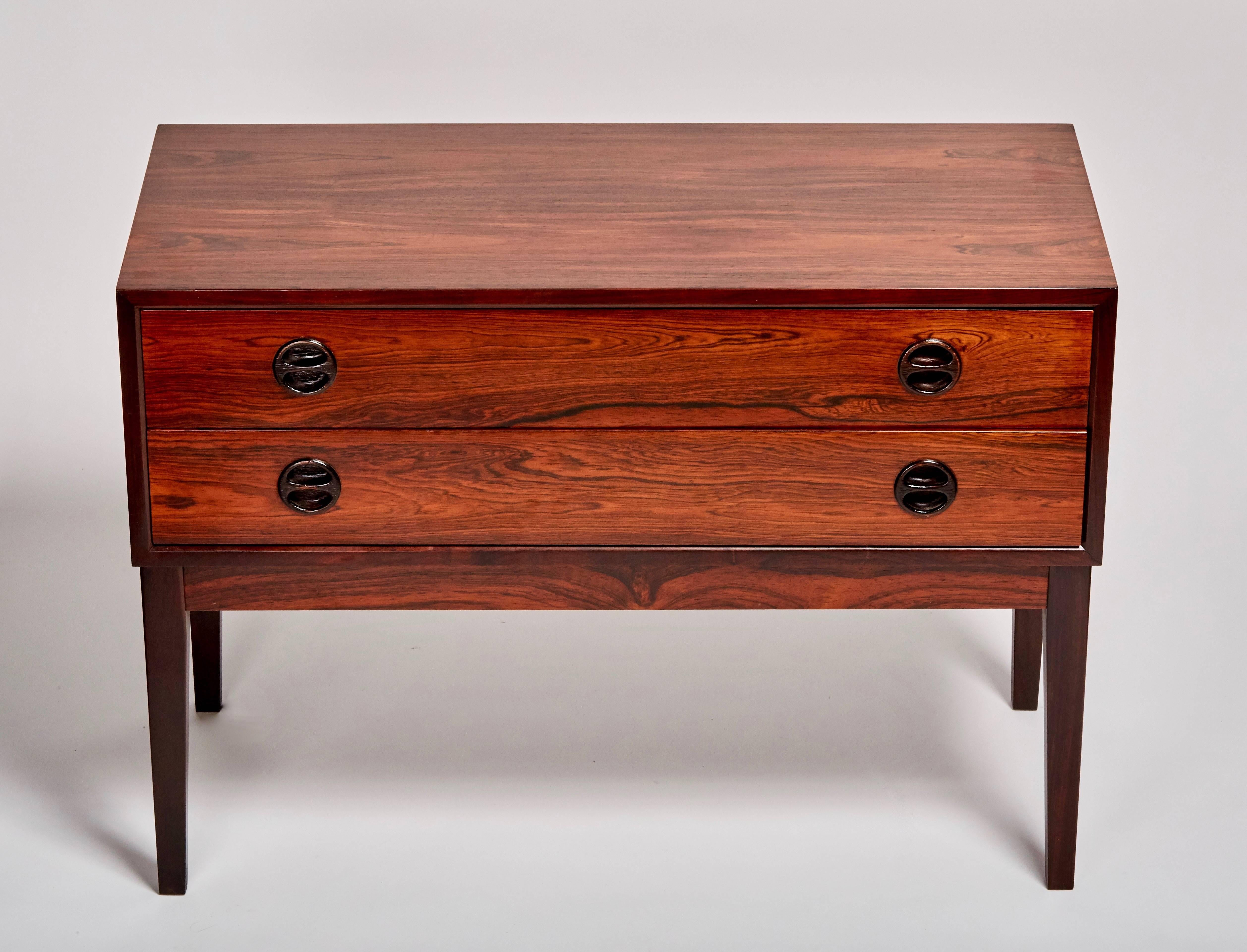 Mid-20th Century Petite Danish Modern Rosewood Dresser
