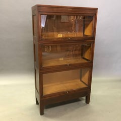 Mahogany Barrister Bookcase Cabinet by Globe Wernicke