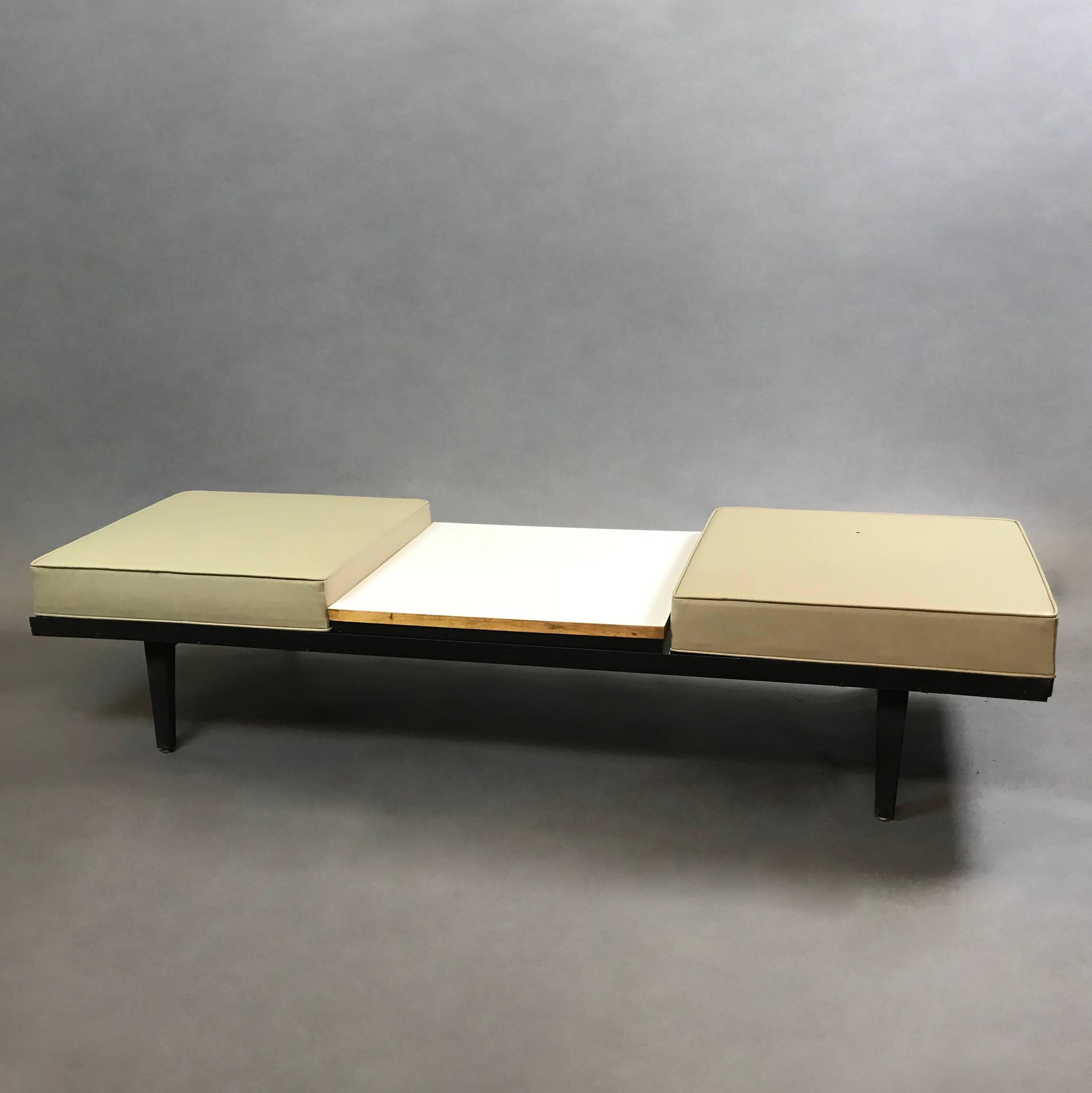 Early, modular bench by George Nelson, 
