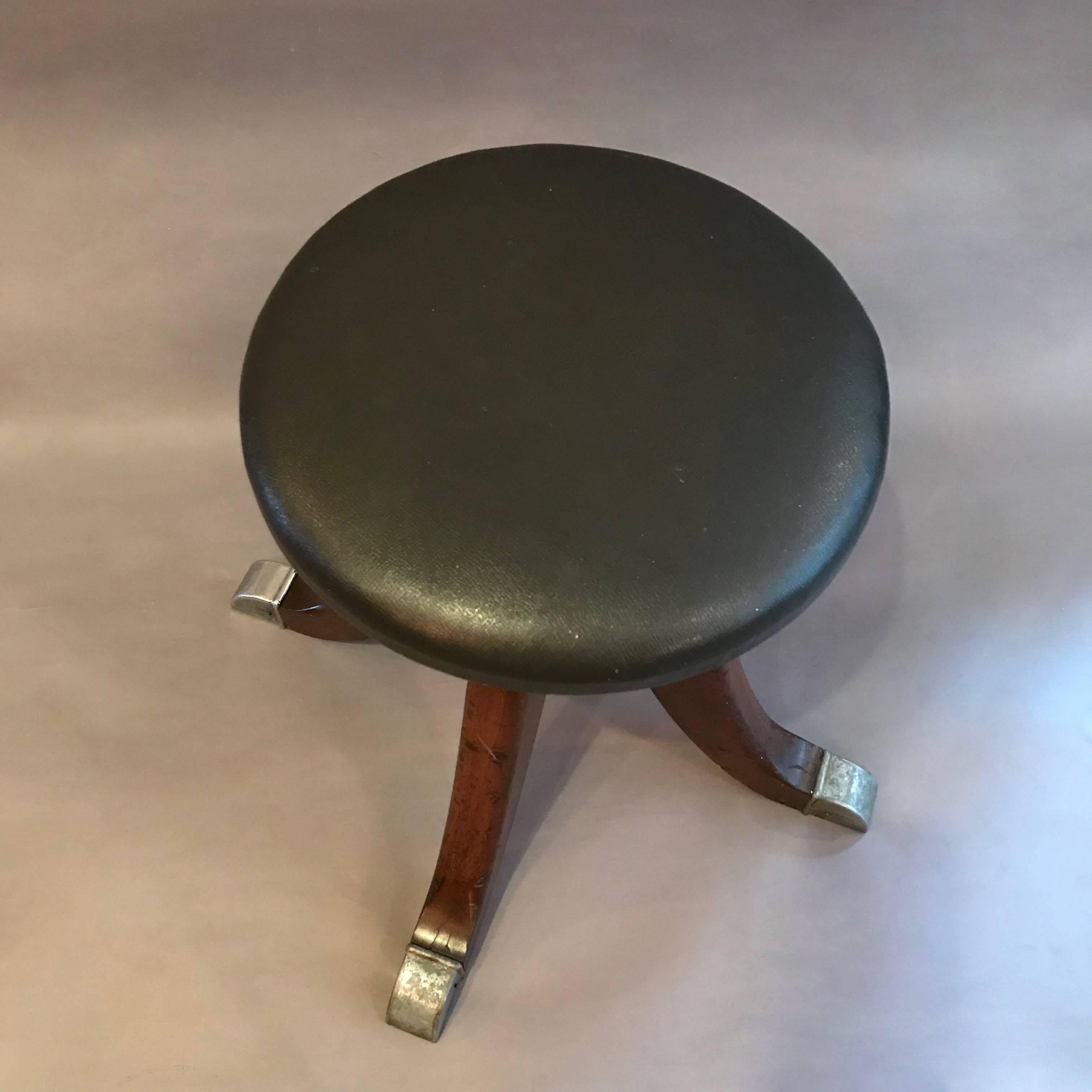 American Industrial Leather Optometry Examination Stool