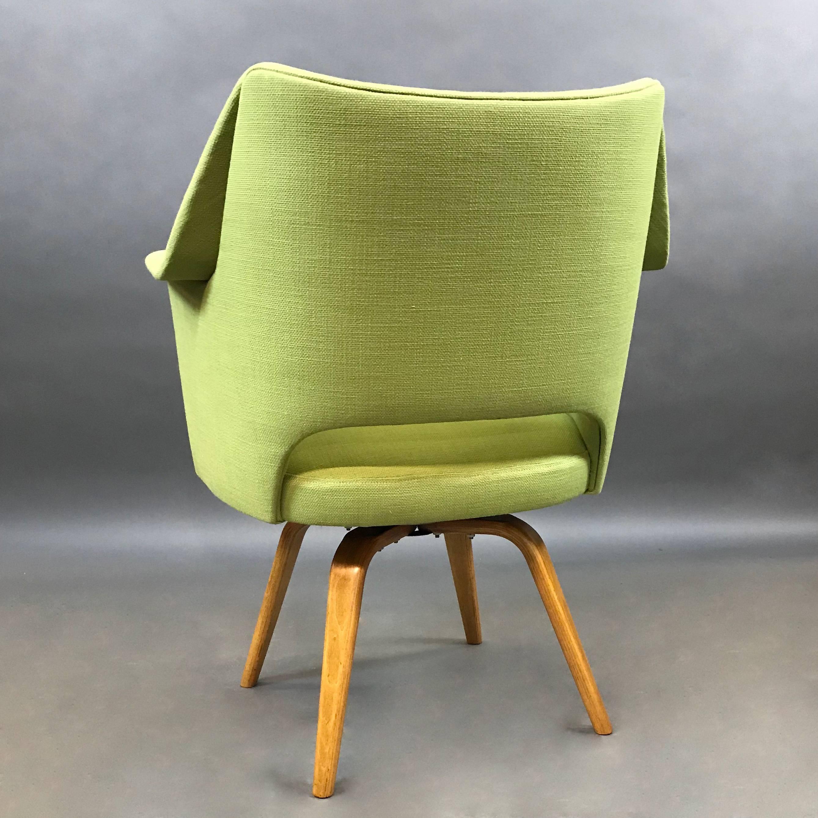 modern upholstered swivel chair