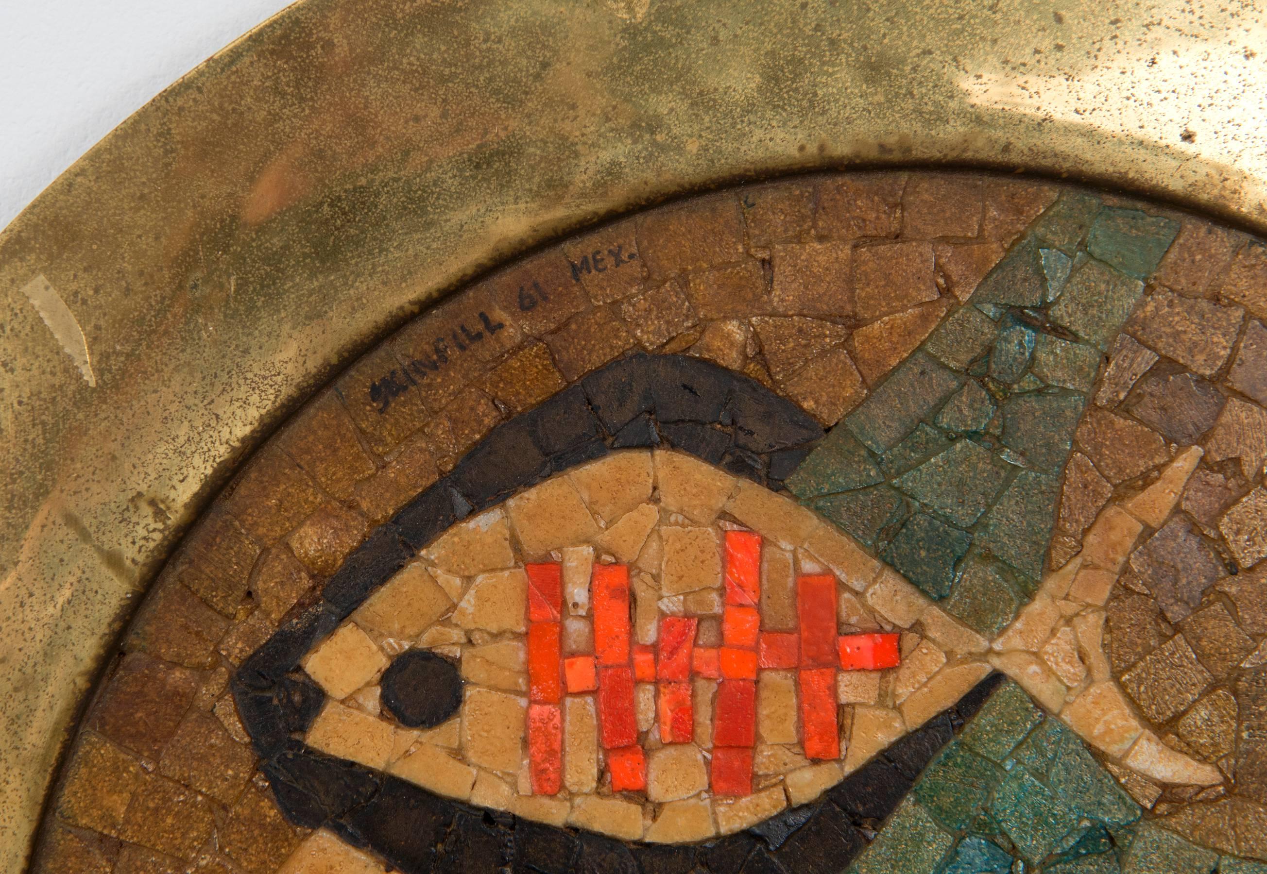 Mid-Century Modern Fish Plate For Sale