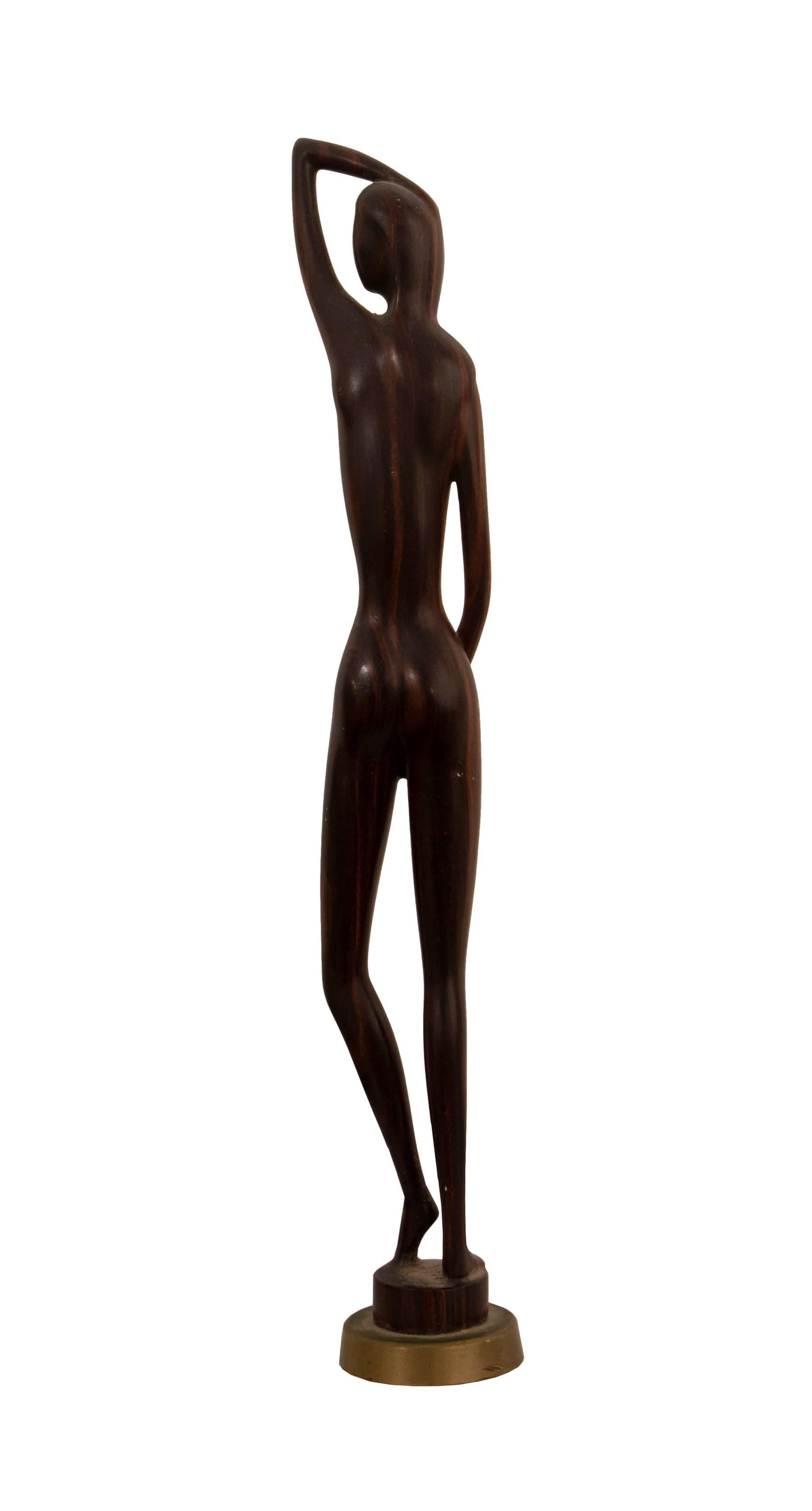 American Modernist Carved Sculpture For Sale