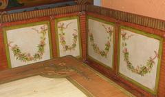 18th Century Austrian Painted Bench and Table