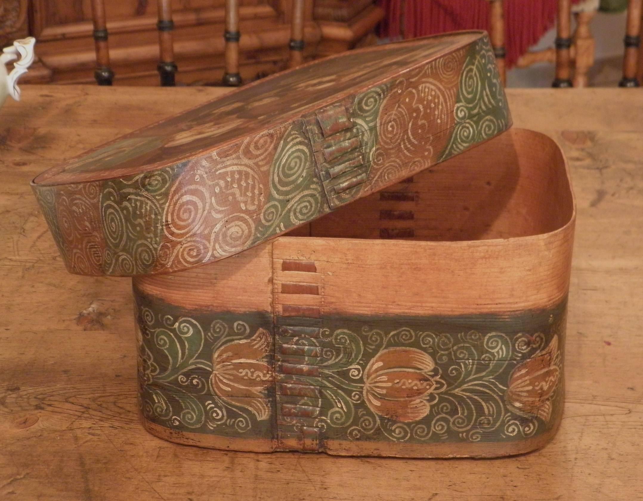 Austrian 19th Century Hat Box For Sale