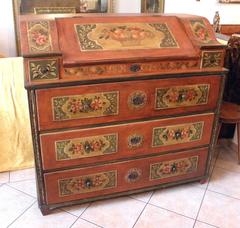 19th Century Painted Bureau