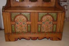 19th Century Painted Settle