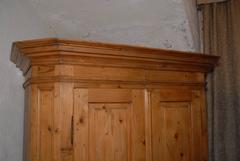 19th Century Pinewood Armoire