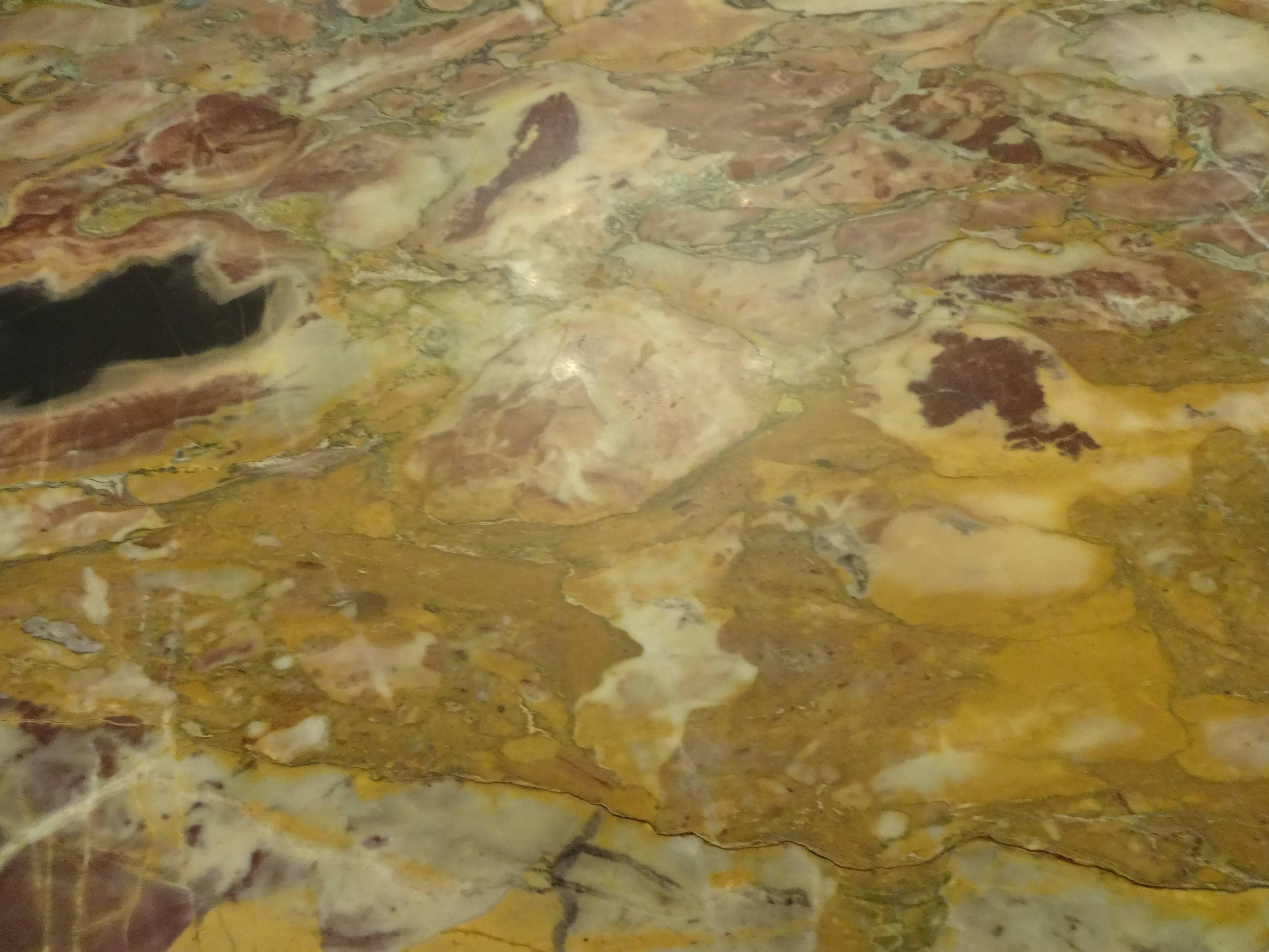 Breccia Marble Dining Table Marble Top For Sale