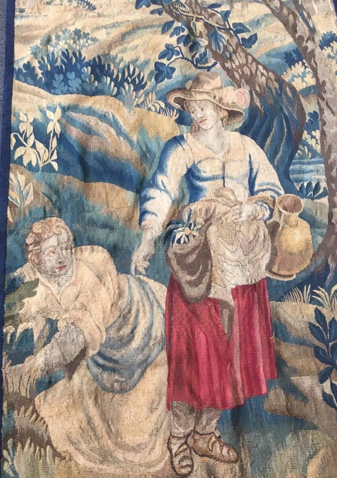 Aubusson Brussels Tapestry, 18th Century For Sale