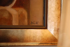 Cat Painting, Oil on Board, by Debra Higgins