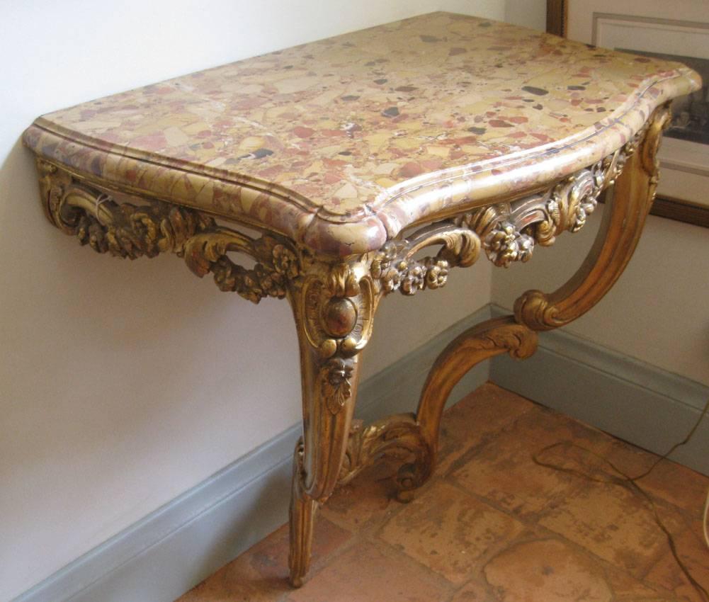 French 18th Century Console, Louis XV Period For Sale