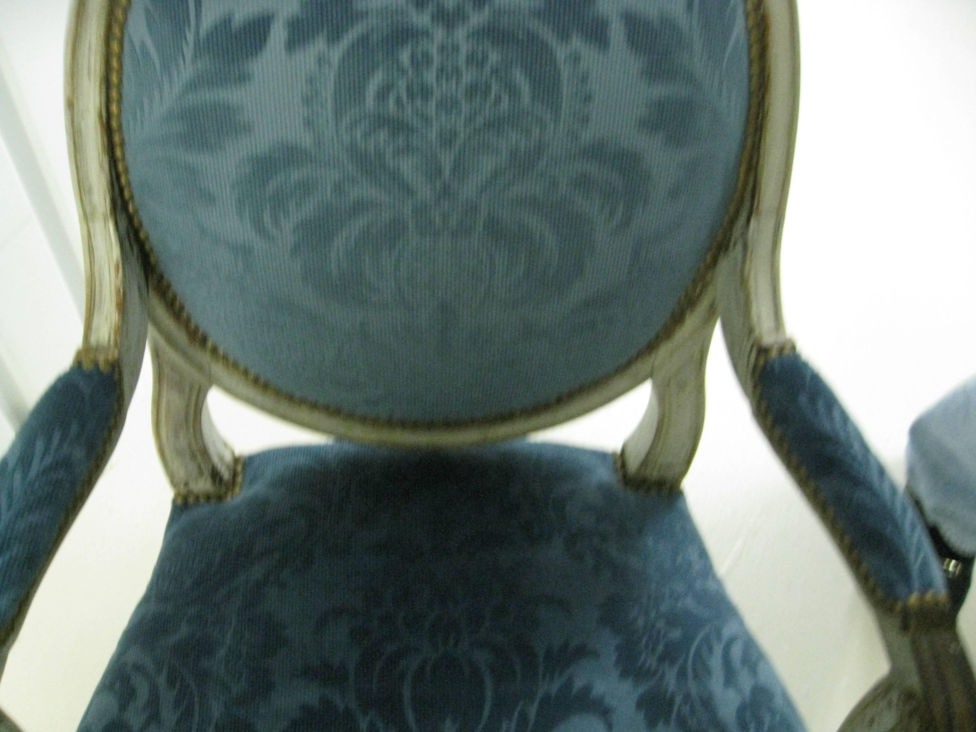 
Pair of fauteuil 