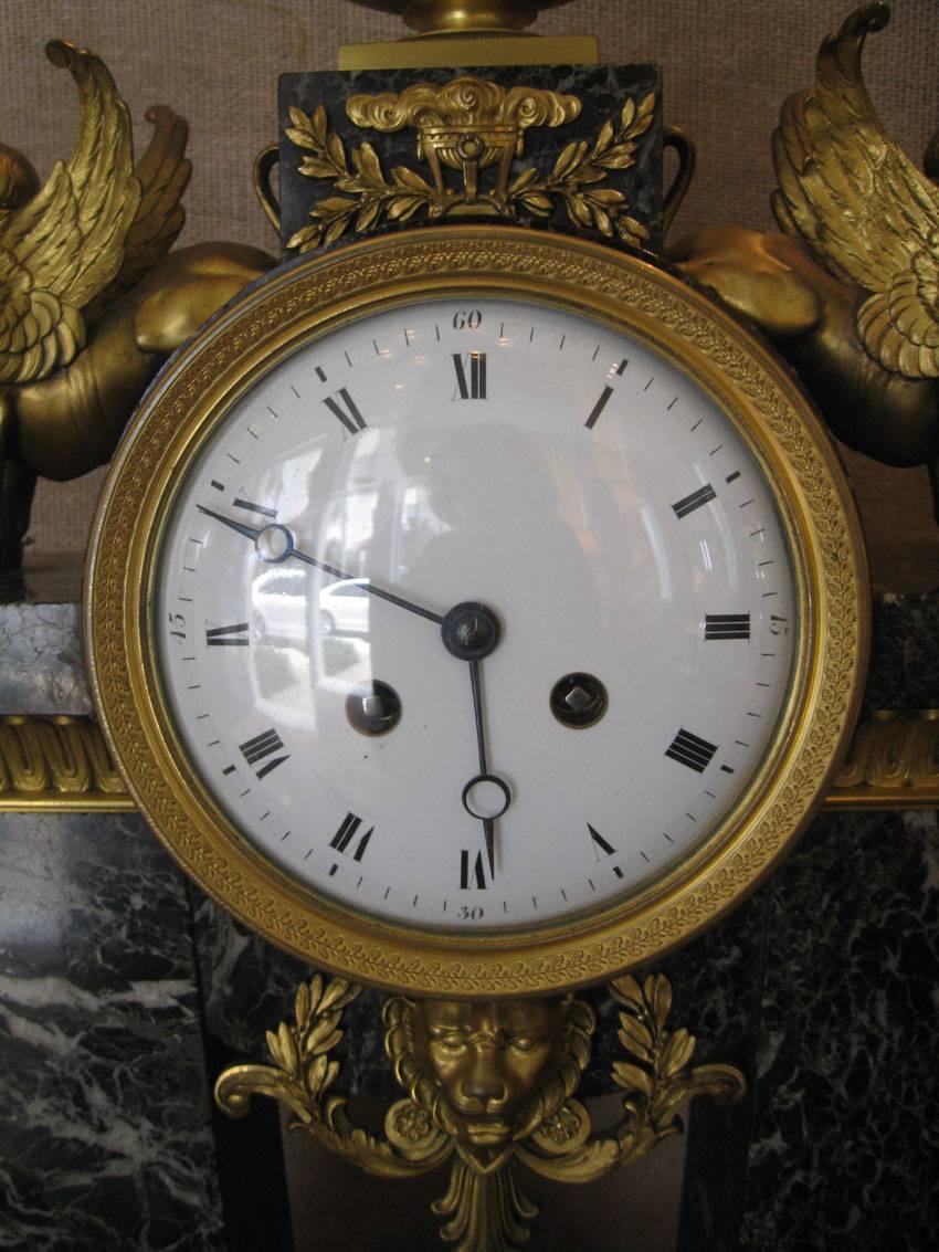 XVIIIe siècle Horloge française Napoléon Bonaparte « Retour d'Égypte »