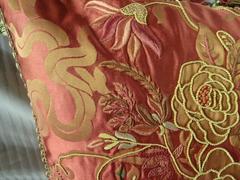 Embroidered Pillows, Scalamandre Fabric