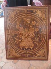 French Inlaid Wood Panels, Marquetry
