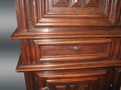 Louis XIII Armoire or "Buffet 2 corps", Buffet 2 Pieces