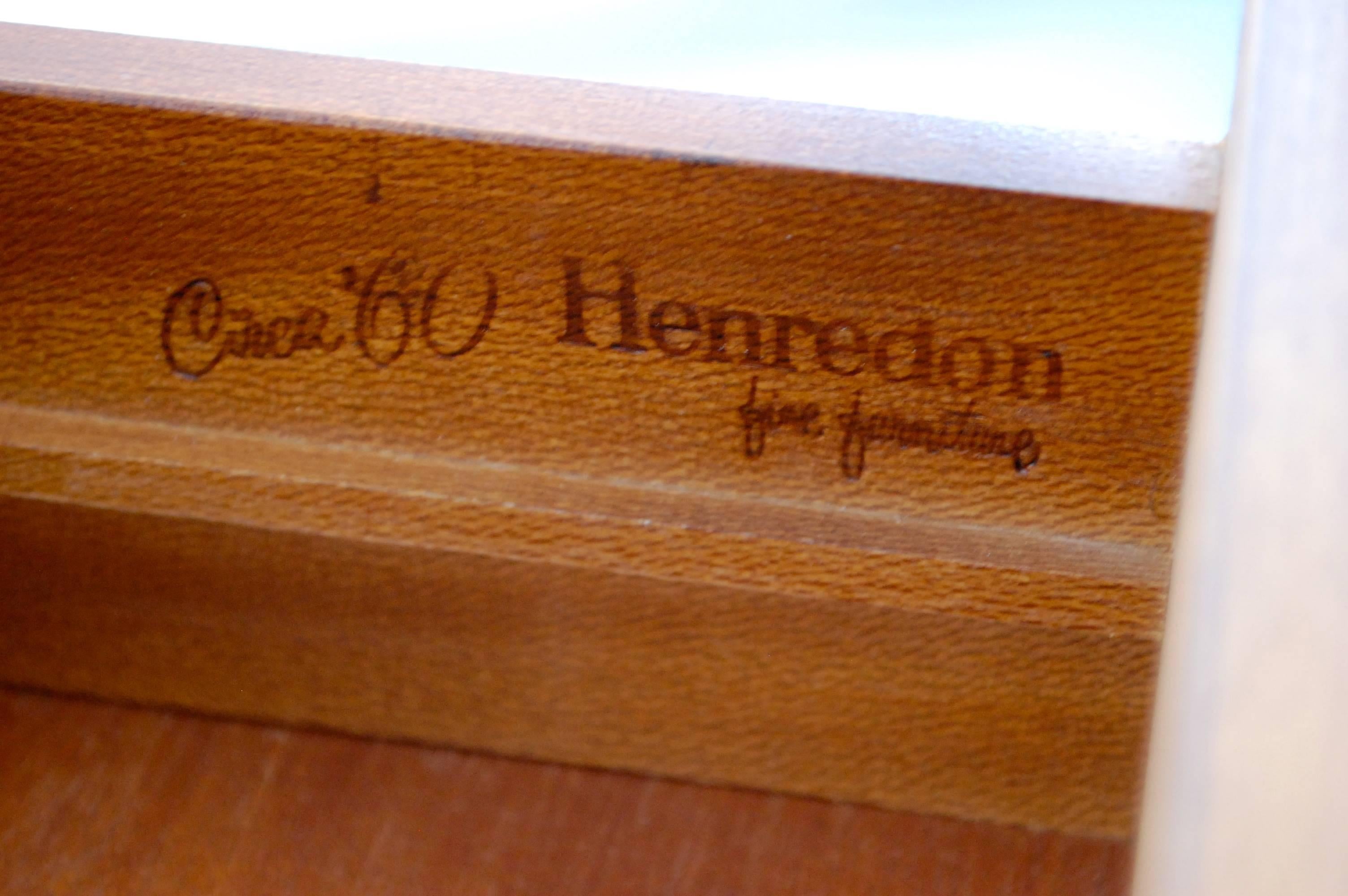 American Henredon Mid-Century Modern Walnut Dresser