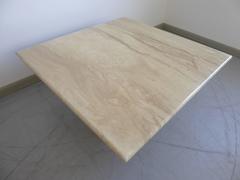 Italian Travertine Coffee Table, 1970s