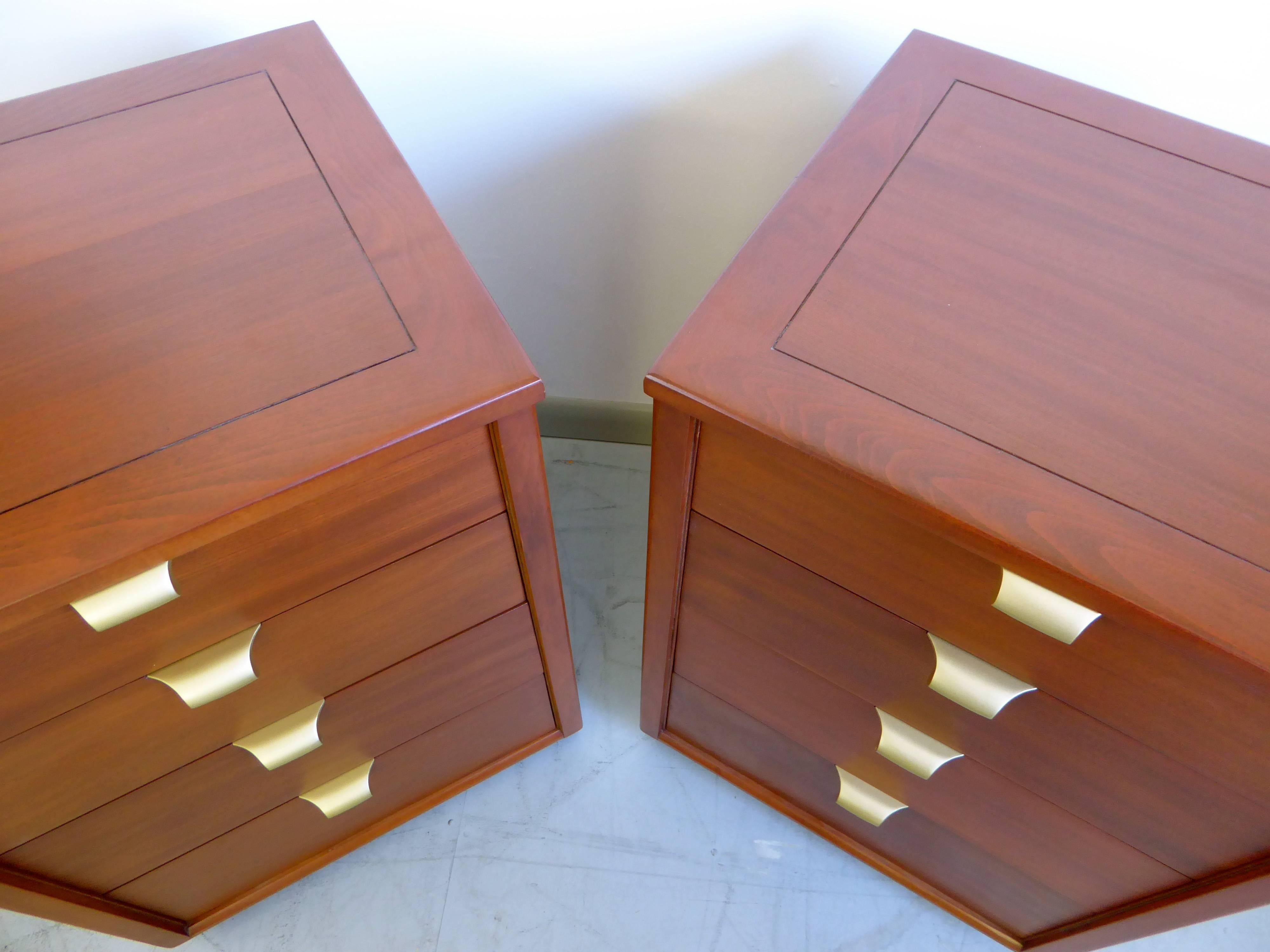 Edward Wormley for Drexel Nightstands or Chests In Excellent Condition In Southampton, NJ