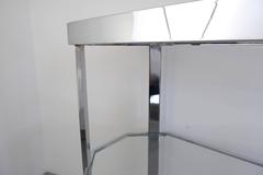 Gleaming Chrome Console Table by Milo Baughman for DIA, 1970s