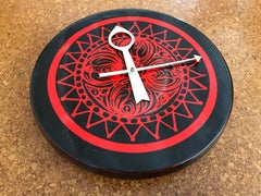 Rare Glaze Meridian Clock by Alvino Bagni & George Nelson for Howard Miller