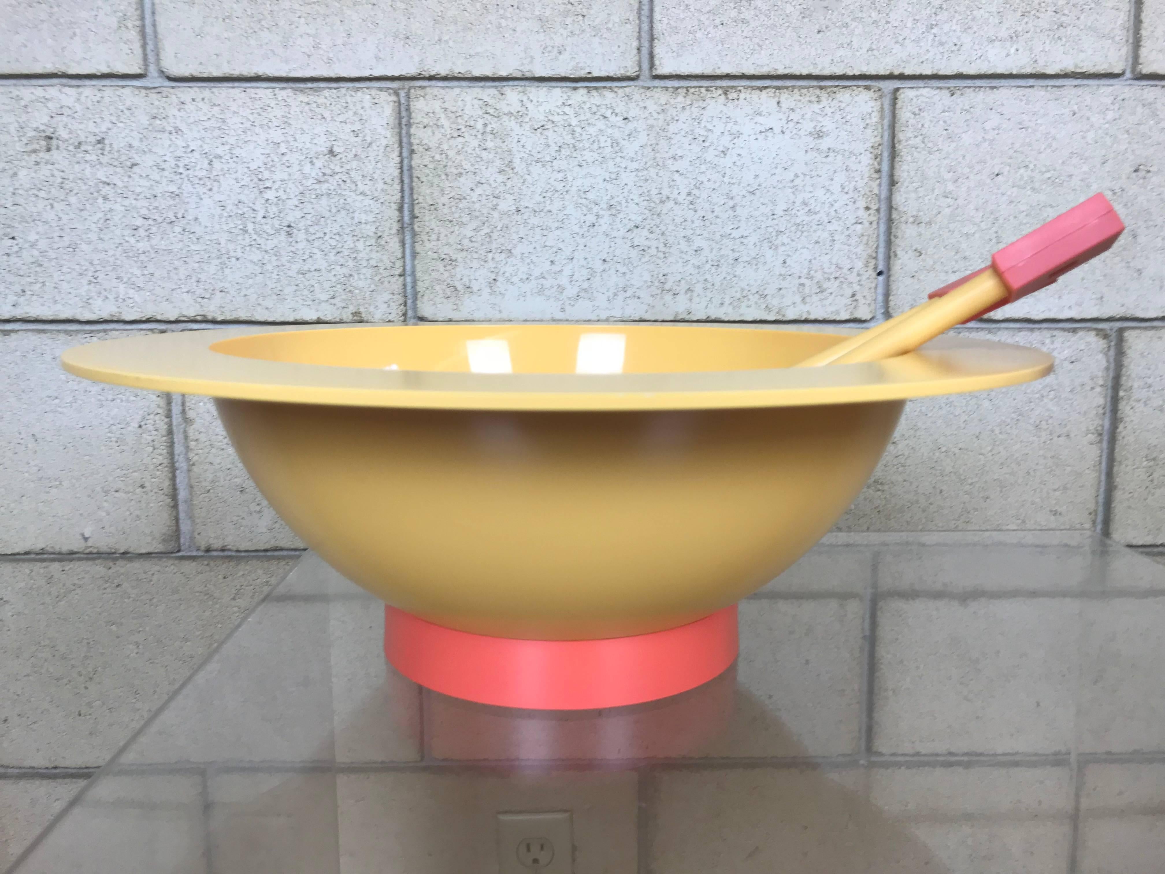 Post-Modern Postmodern Memphis Service Set Bowl Utensils by Michael Graves for Alessi