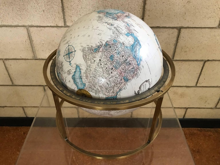 Mid-Century Modern Paul McCobb Style Replogle Desk Globe at 1stDibs