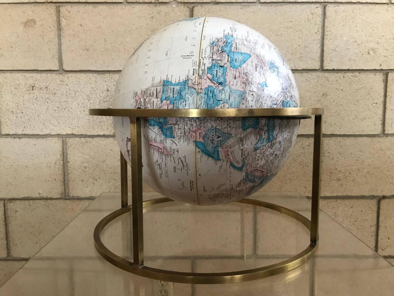 Mid-Century Modern Paul McCobb Style Replogle Desk Globe at 1stDibs