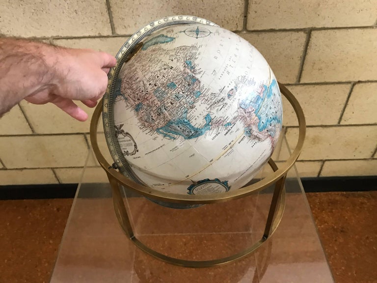 Mid-Century Modern Paul McCobb Style Replogle Desk Globe at 1stDibs
