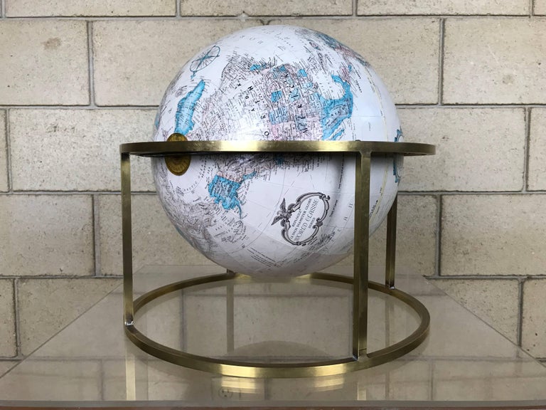 Mid-Century Modern Paul McCobb Style Replogle Desk Globe at 1stDibs