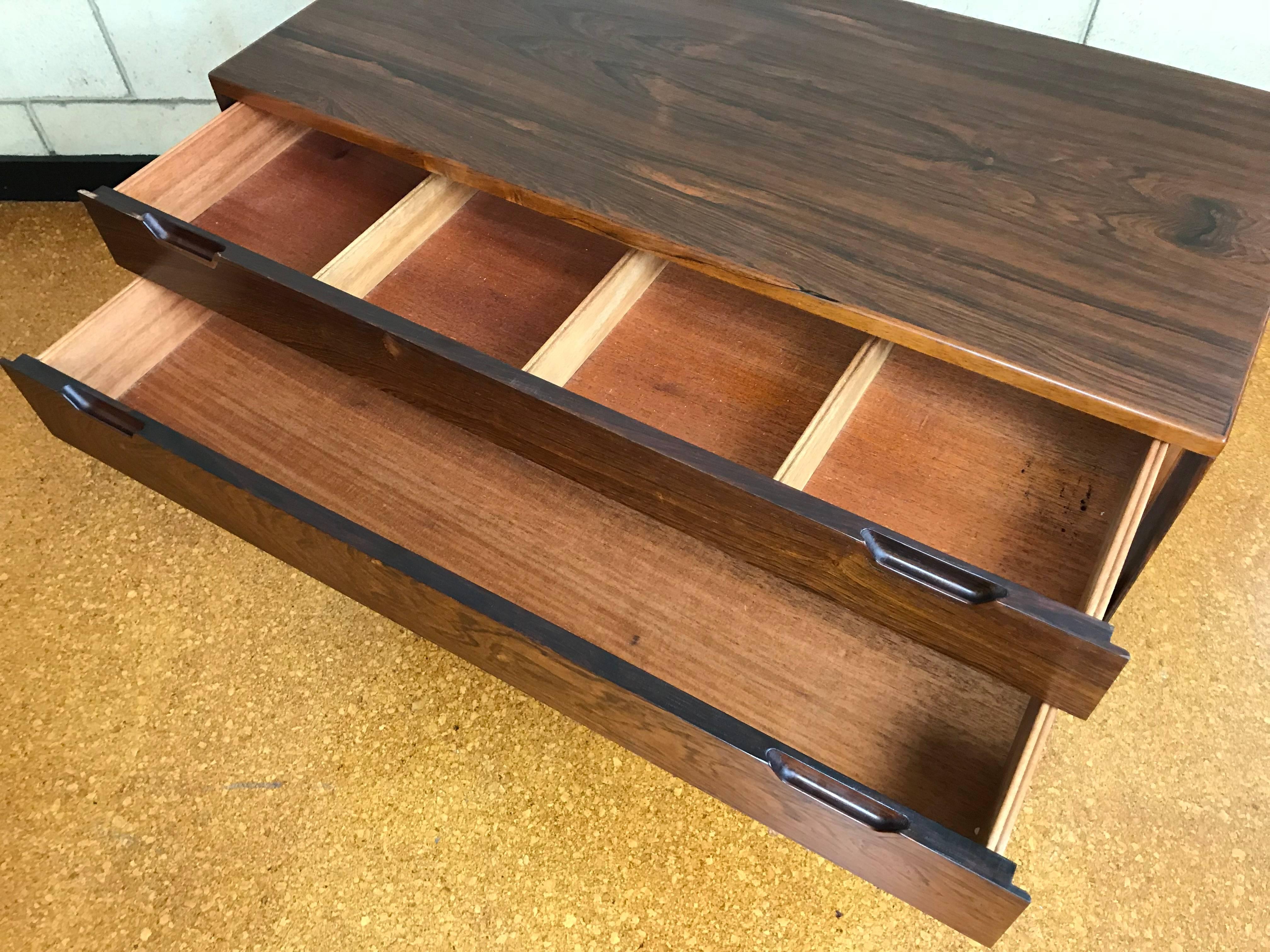 Rare Danish Modern Rosewood Chest Dresser by Svend Langkilde Illums Bolighus  5