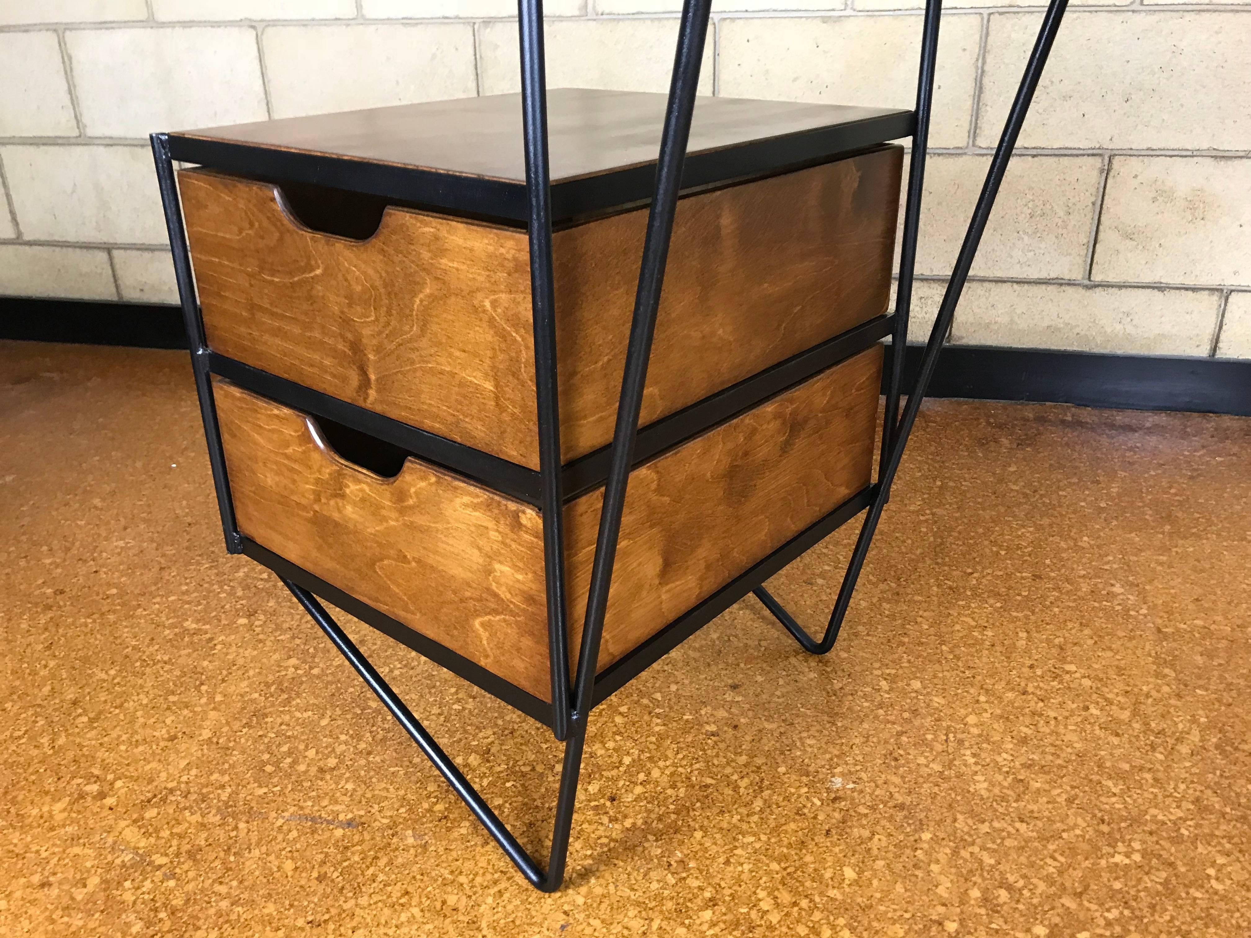 American 1950s Floating Desk by D.R. Bates & Jackson Gregory Jr. for Vista of California