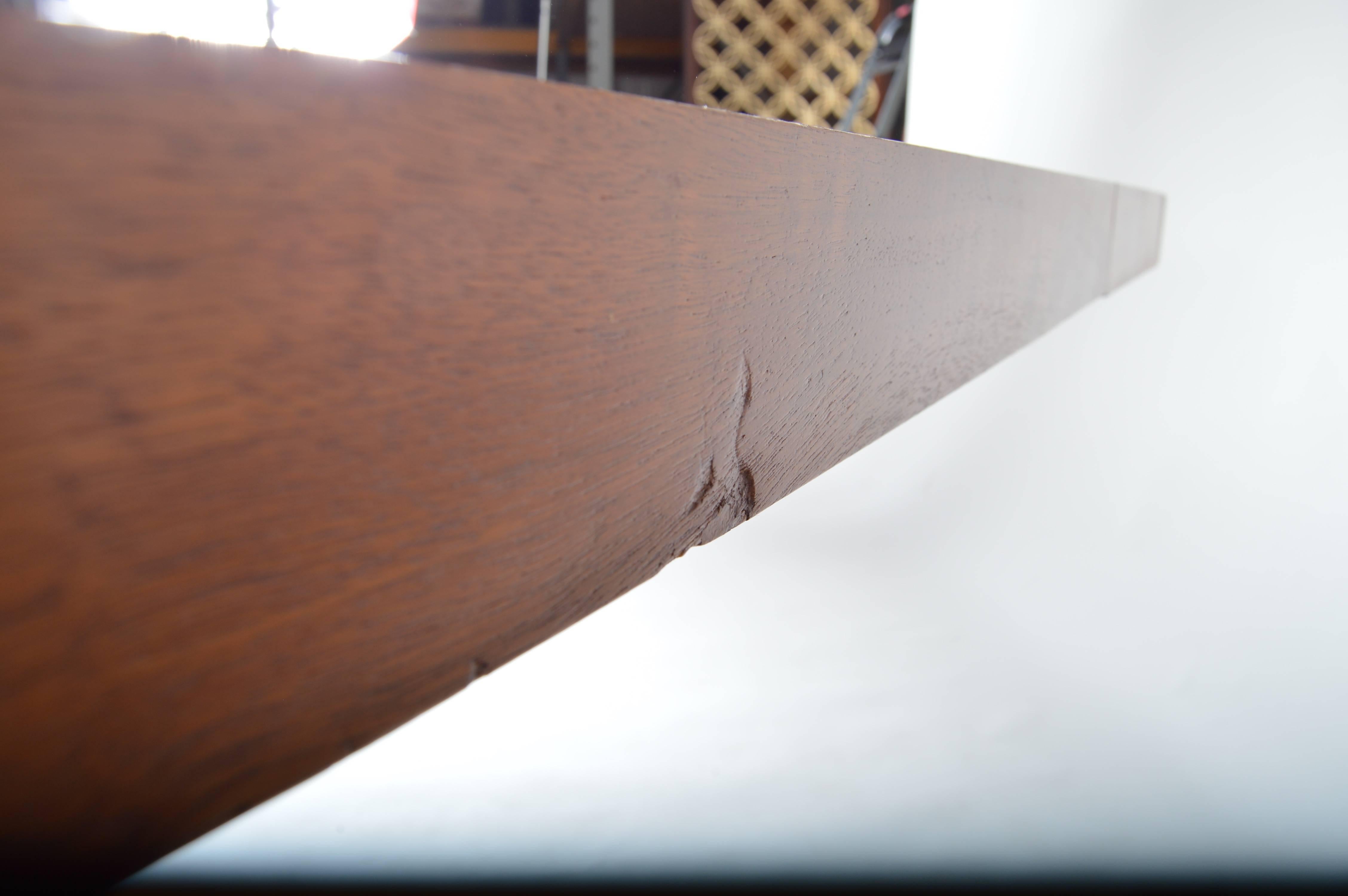 walnut pedestal table