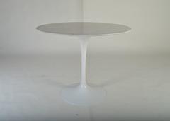 Early Eero Saarinen Tulip Dining Table with Carrara Marble Top for Knoll