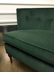 Pair of Midcentury Barrel-Back Chairs in the Manner of John Widdicomb