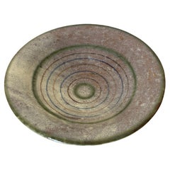 Ciotola in ceramica con anelli concentrici di Lee Rosen per Design Technics del 1940