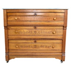 Late Victorian Aesthetic Period Eastlake Cottage Dresser