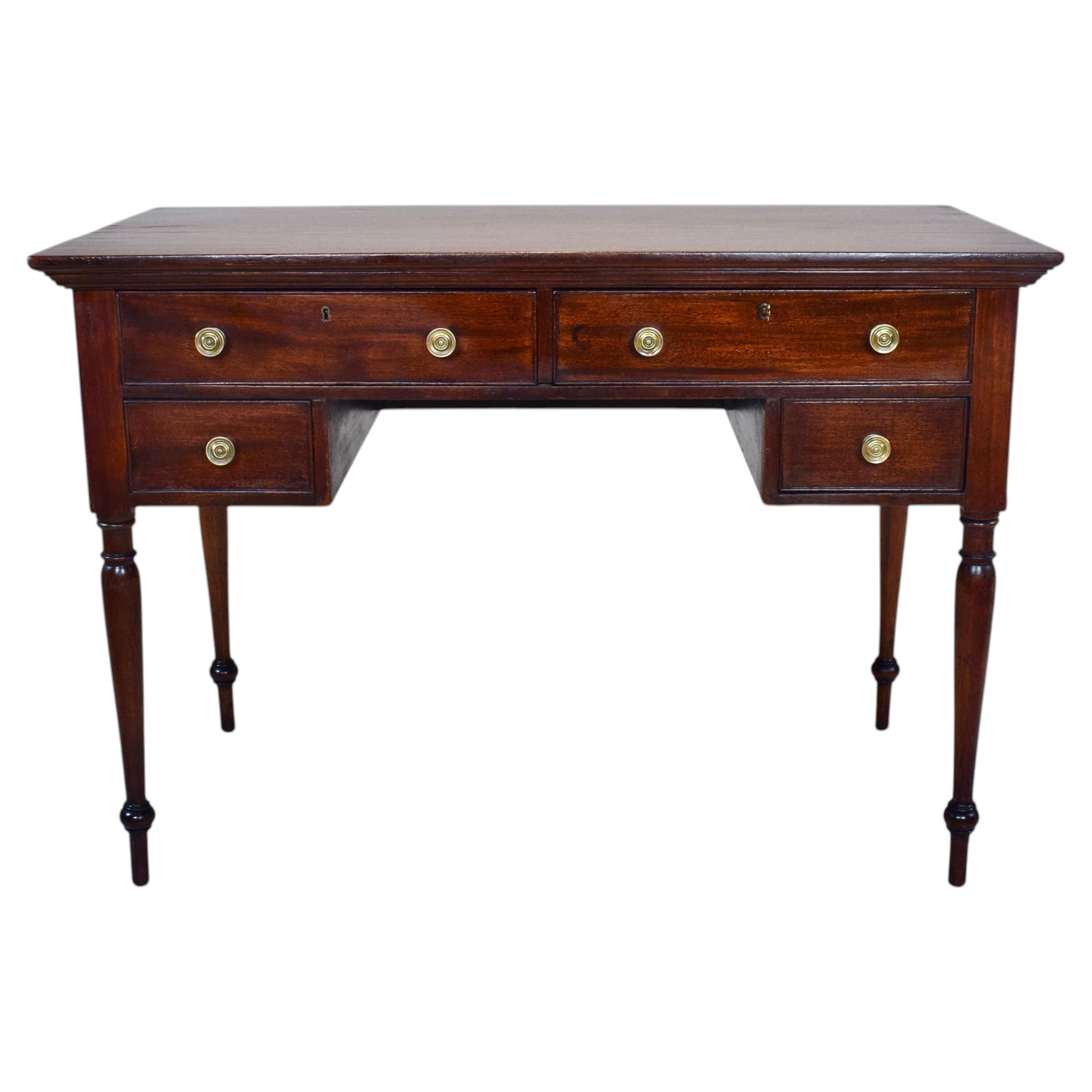 19th Century Wood Antique Spanish Bureau Desk, 1850 For Sale at 1stDibs