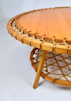 Vintage Snowshoe Coffee Table by SnoCraft, Norway Maine
