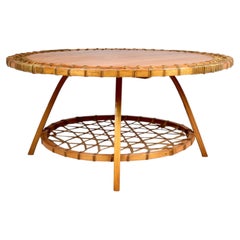 Vintage Snowshoe Coffee Table by SnoCraft, Norway Maine