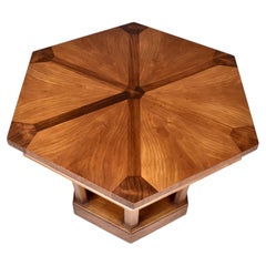 Mid-Century Modern Side Table by Tomlinson, Pecan & Mahogany, 1960s